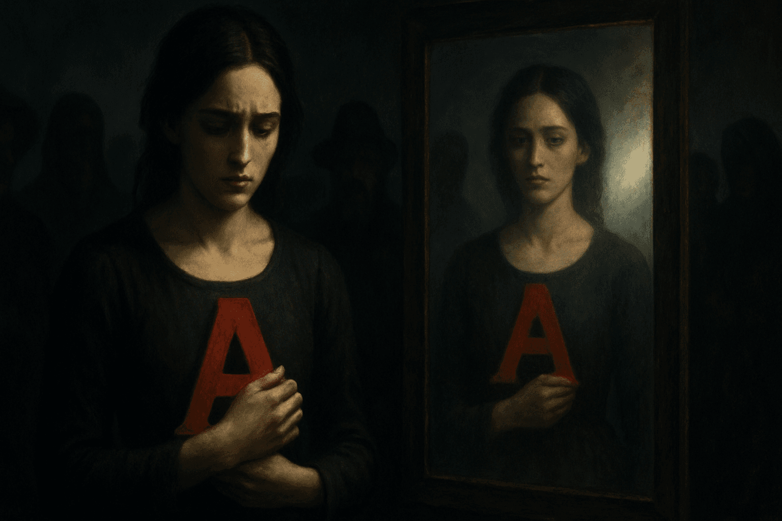 Unmasking Shadows: The Intricate Dance of Identity and Secrecy in The Scarlet Letter